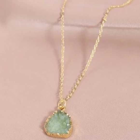 ANTHROPOLOGIE – gold-tone necklace and ring bundle - NWOT - Picture 2 of 4